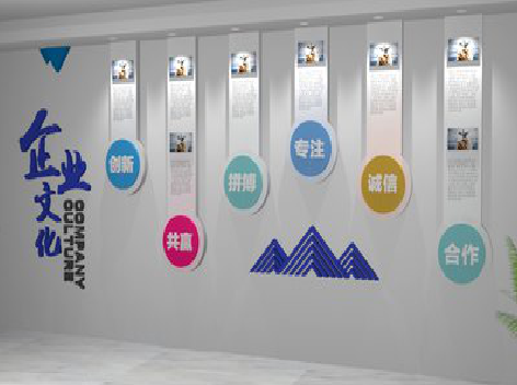 泸定企业文化墙需要传递什么办公文化？